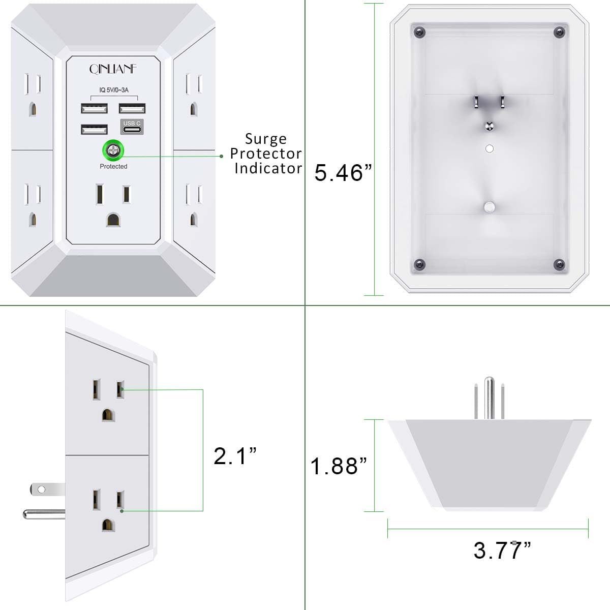 Power Hub Wall Extender