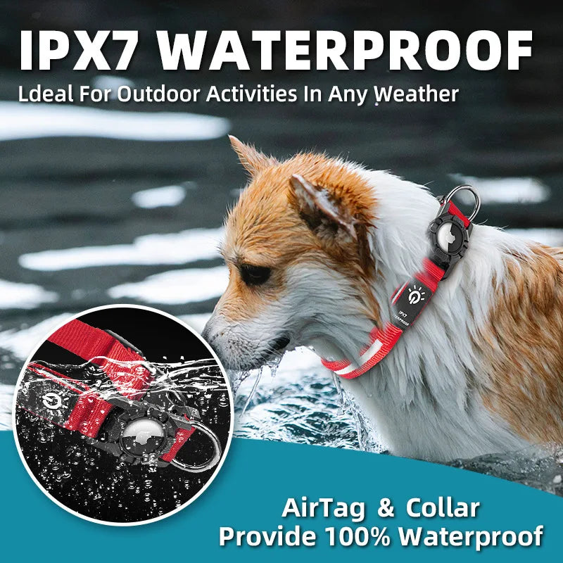2026 NEW FOR APPLE AirTag Luminous Pet Collar Locator Protective Case Charging Anti-Lost Dog AirTag Collar - AliExpress 15
