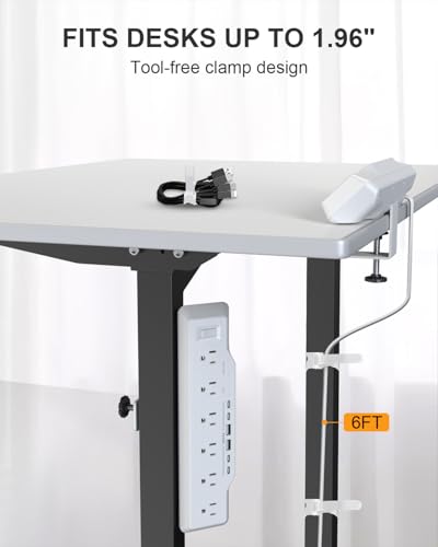 Another view of Desk Clamp Power Strip