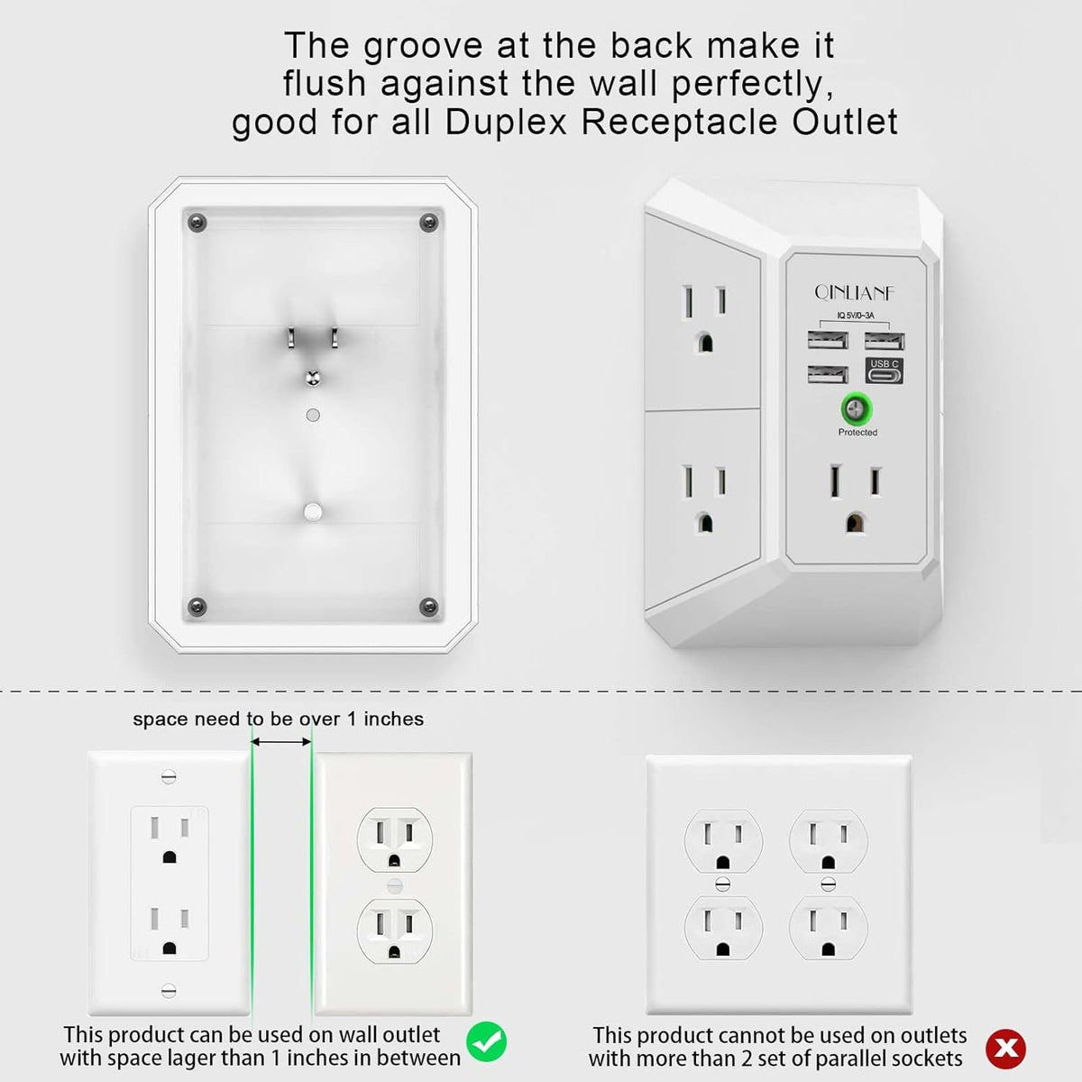 Power Hub Wall Extender