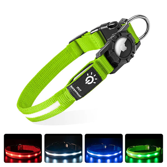 2026 NEW FOR APPLE AirTag Luminous Pet Collar Locator Protective Case Charging Anti-Lost Dog AirTag Collar - AliExpress 15