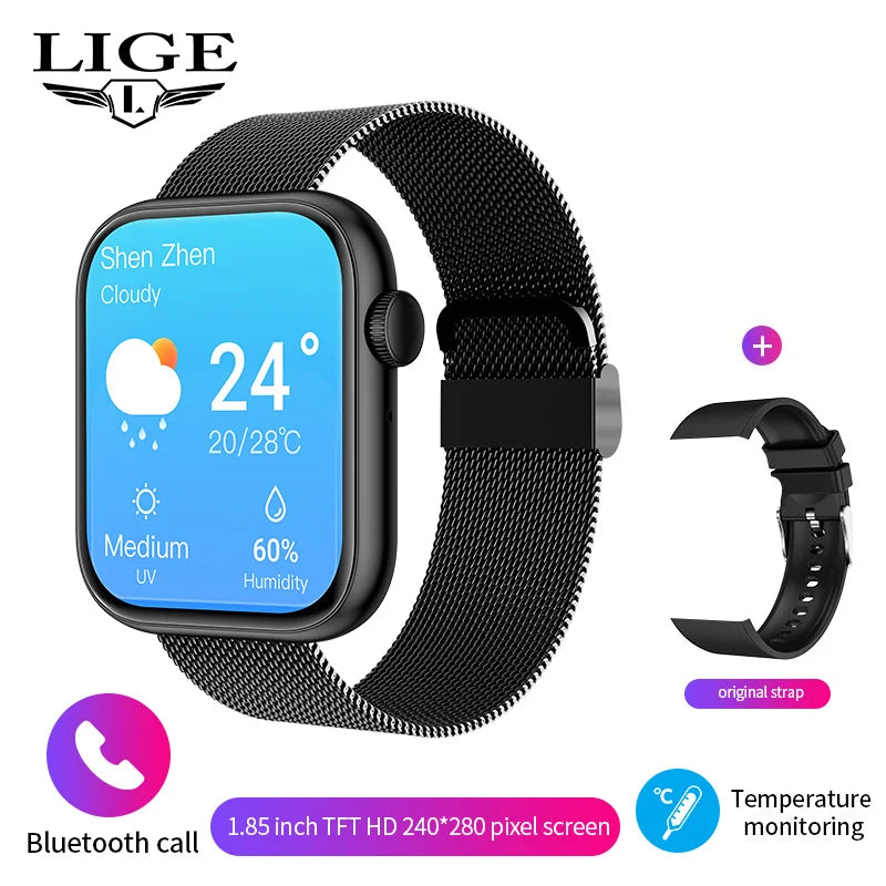 Revolutionary 2025 Smart Watch - Wireless Charging, Bluetooth Calls, and Custom Fitness Tracking for Men and Women