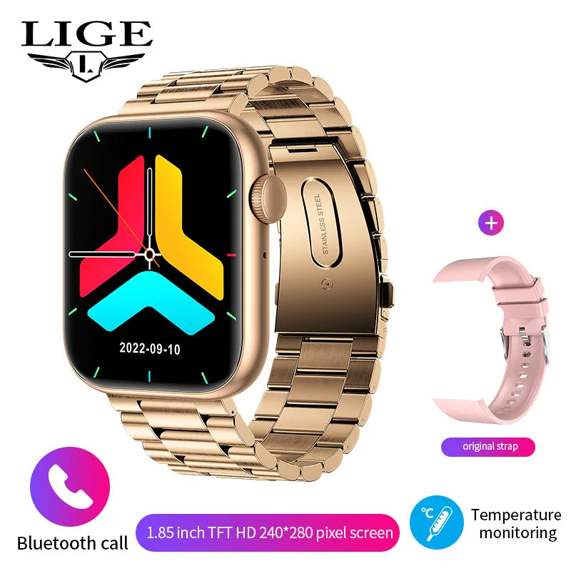 Revolutionary 2025 Smart Watch - Wireless Charging, Bluetooth Calls, and Custom Fitness Tracking for Men and Women